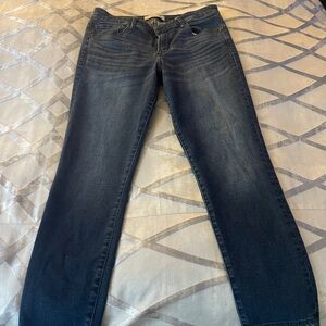 Abercrombie & Fitch Blue Skinny Jeans with Worn-In Look